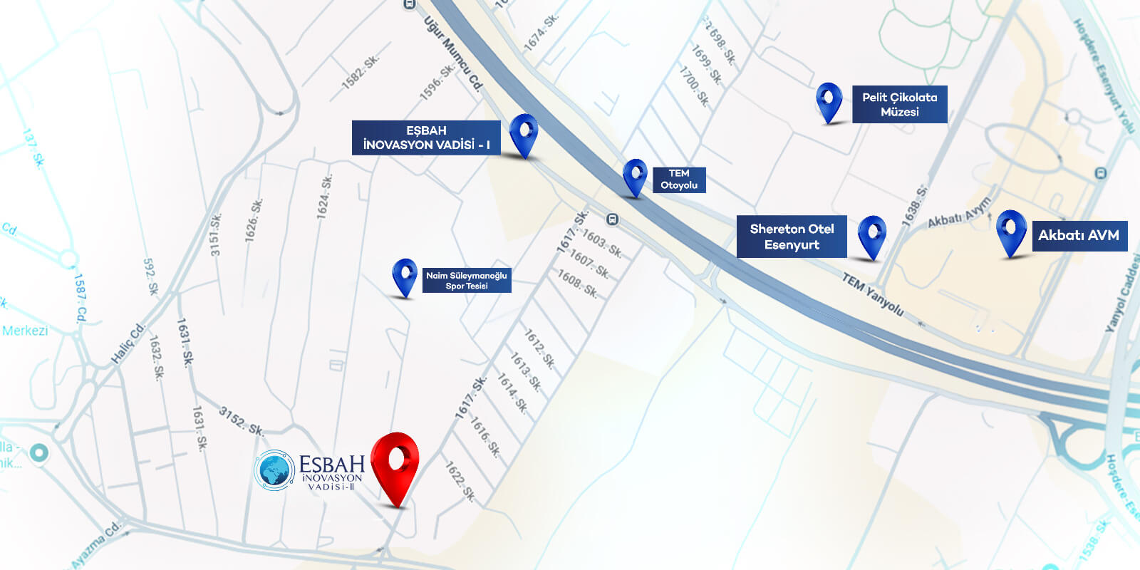 EŞBAH İNOVASYON VADİSİ - II HARİTA