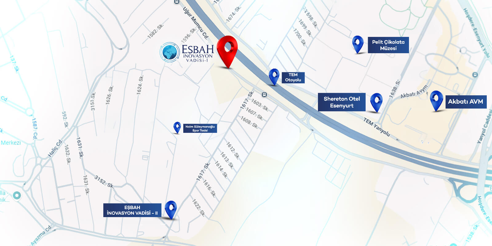 EŞBAH İNOVASYON VADİSİ - I HARİTA